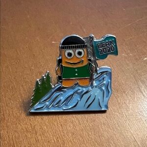 Peccy Pin with 'Peak 2020' Flag